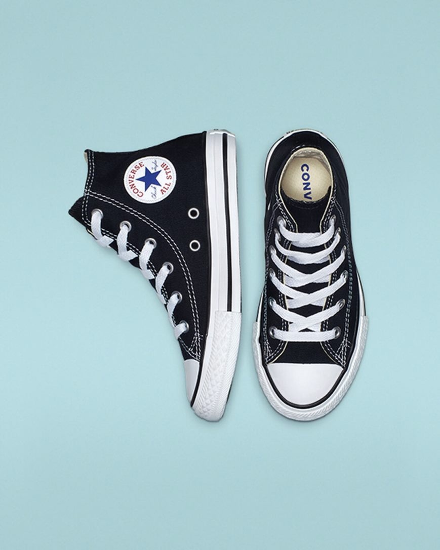 Tenisky Vysoke Converse Chuck Taylor All Star Klasické Chlapcenske Čierne | SK GKU5P8